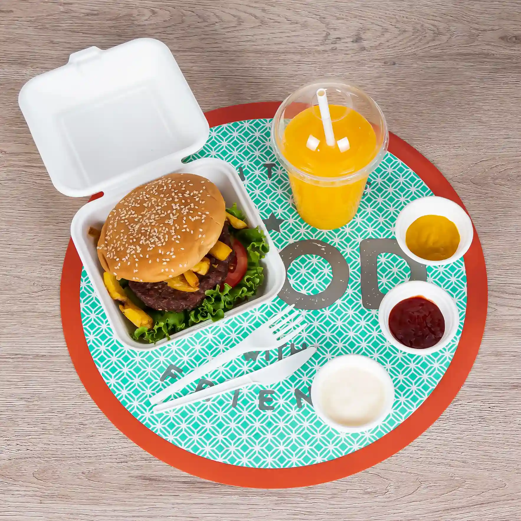 Envases para hamburguesas Envases para hamburguesas